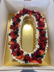 Photo de galerie - Number cake 15 personnes 