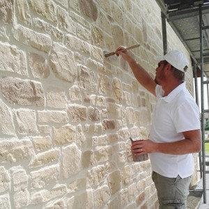 Photo de galerie - Enduit imitation pierre