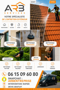 Photo de galerie - ? Spécialiste du nettoyage de toiture, façade et terrasse – Devis gratuit, intervention rapide.