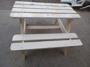 Photo de galerie - Creation d'une table pour enfant