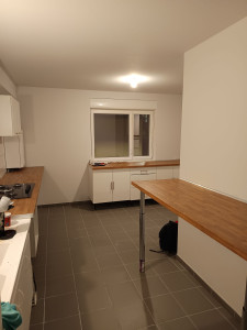 Photo de galerie - Assemblage et pose d'une cuisine sur mesure 