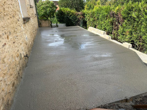 Photo de galerie - Une dalle béton de 40m2 