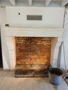 Photo de galerie - Avant enduit de pierre.