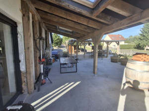 Photo de galerie - Création pergola en bois 