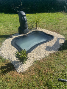 Photo de galerie - Création d’un bassin pour poisson