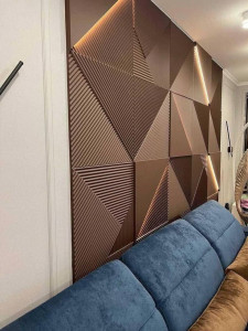 Photo de galerie - Panneau en 3D 
