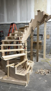 Photo de galerie - Construction d'escaliers en bois sur mesure