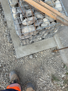 Photo de galerie - Bande de soutien gabions