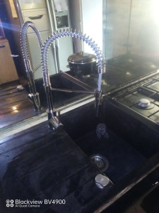 Photo de galerie - Remplacement mitigeur douchette
