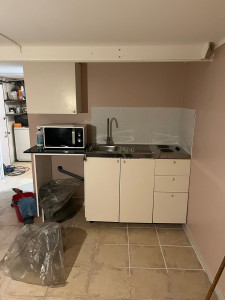 Photo de galerie - Pose d'une kitchenette 