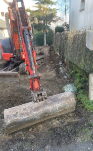 Photo de galerie - Préparation la place de béton désactivé