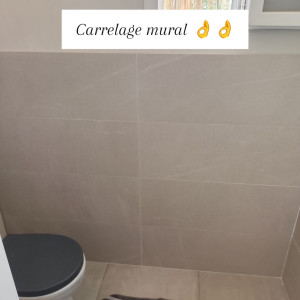 Photo de galerie - Carrelage mural WC.?