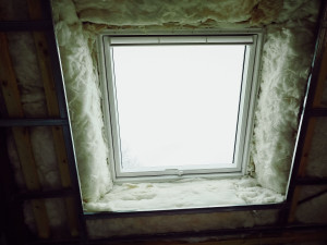 Photo de galerie - Aménagement de combles (isolation  encadrement velux)