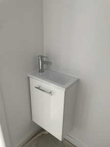 Photo de galerie - Installation Lave mains 