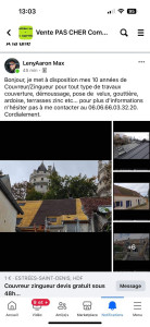 Photo de galerie - Réalisation d’un chantier derrière le château de Pierrefonds en tuile plate avec pose de Velux.
