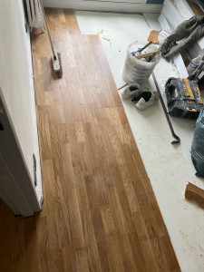 Photo de galerie - Pose de parquet - Revêtement de sol