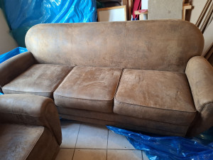 Photo de galerie - Transport canape plus fauteuil