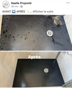 Photo de galerie - Un petit avant/après qui montre l’importance d’un nettoyage régulier pour retrouver une douche propre et agréable ?✨ 