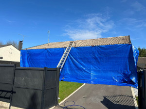 Photo de galerie - Démoussage de toiture