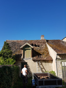 Photo de galerie - Début des travaux de couverture