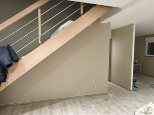 Photo de galerie - Peinture mur + finition acrylique 