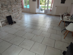 Photo de galerie - Pose de carrelage 