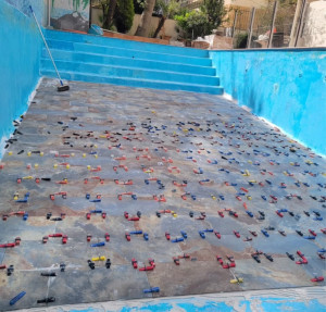 Photo de galerie - Rénovation d’une piscine d’hôtel .