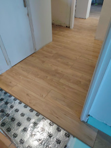 Photo de galerie - Pose parquet flottant 
