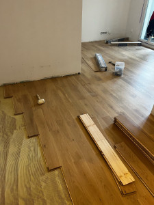 Photo de galerie - Parquet collé