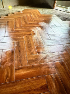 Photo de galerie - Pose de parquet