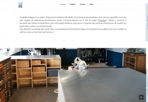 Photo de galerie - Création d'un site internet pour une imprimerie à Nantes.
