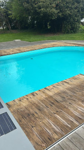 Photo de galerie - Damien vous propose ses services pour votre piscine, entretien et rénovation du bassin ou réparation de locale technique, pose de pompe à chaleur ect... 