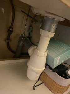 Photo de galerie - Changement d’un syphon fuyant