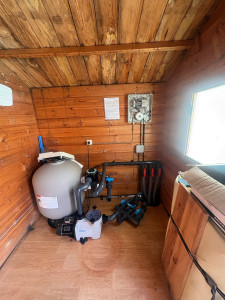 Photo de galerie - Installation complète pompe et filtre 