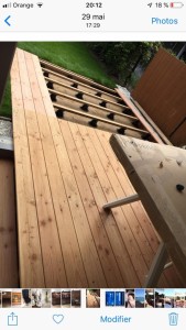 Photo de galerie - Terrasse en bois sur plot