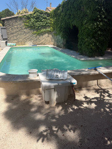 Photo de galerie - Piscine une fois les traitement + équilibrage de l’eau. 