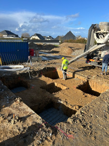 Photo de galerie - Terrassement drainage assainissement et terrassement de fondations 