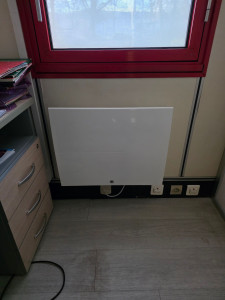 Photo de galerie - Pose radiateur electrique 