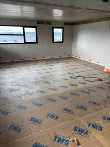 Photo de galerie - Préparation, plancher chauffant