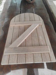 Photo de galerie - Volets en bois sur mesure palapi