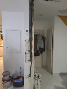 Photo de galerie - Dépose de cloison gaines 