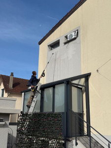 Photo de galerie - Nettoyage de la façade 