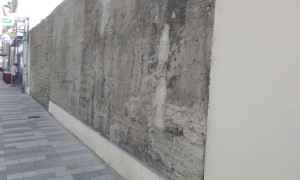 Photo de galerie - L'enduit avant la suite de la photo de l'enduit fini