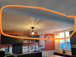 Photo de galerie - Réalisation d'un faux plafond en placo. 