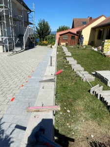 Photo de galerie - Un muret de 25 m de longueur et 1 m de hauteur dernière ranger chaînage 