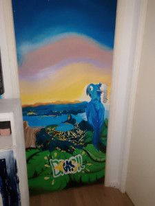 Photo de galerie - Fresque sur porte 

sur devis