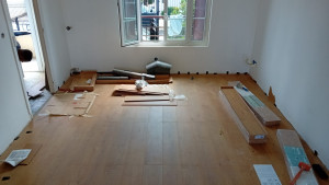 Photo de galerie - Pose de parquet - Revêtement de sol