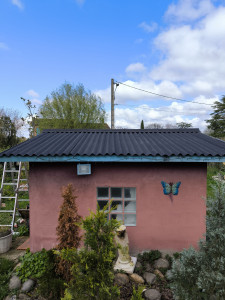 Photo de galerie - Refaire la toiture d'un cabane de jardin 