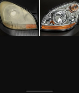 Photo de galerie - Rénovation et polissage phares de voiture 