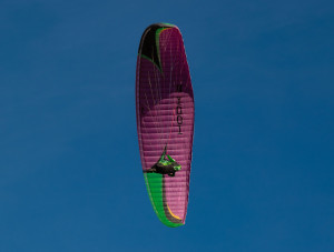 Photo de galerie - Parapentiste au col de la core - Ariège
